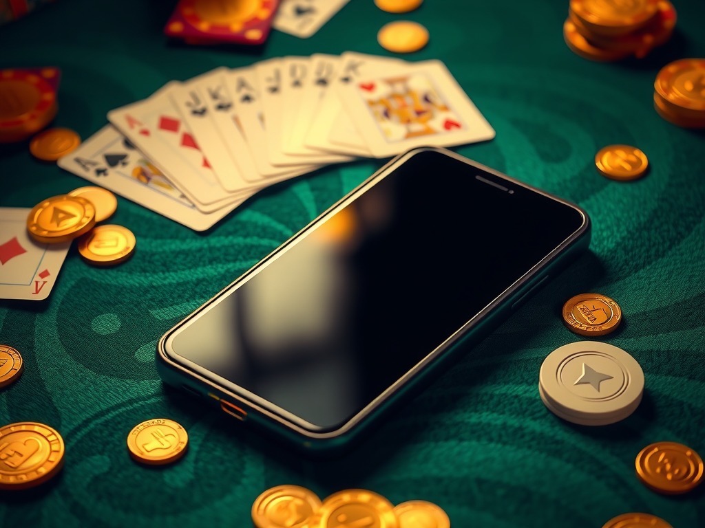 Illustration for easy payment methods at Diwa Lucky showing a phone, coins and chips